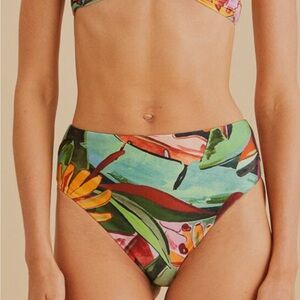 Farm rio banana foliage bikini bottom.